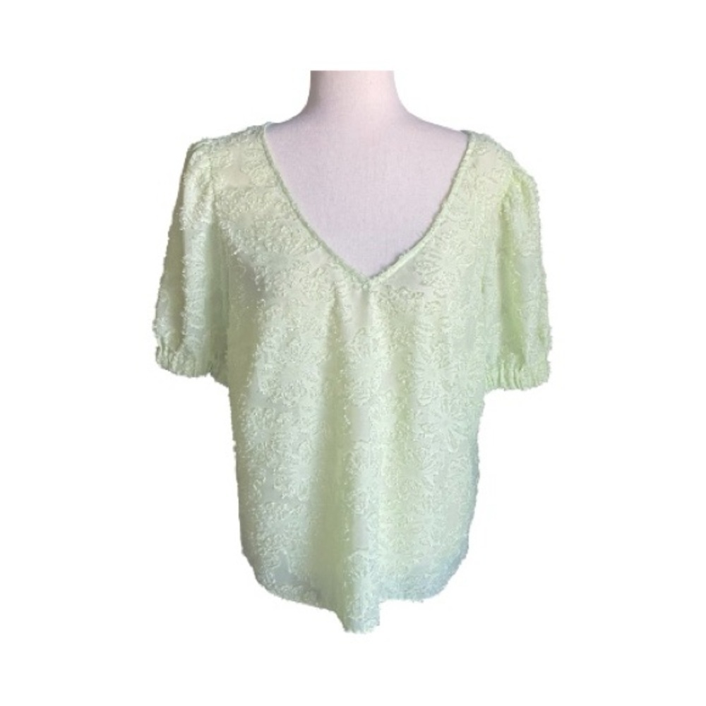 NWT-RYEGRASS-Elegant Light Green Women's Top-women’s size xl